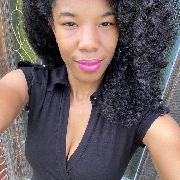 Cache Mini Black Bodycon Dress - Picture 8 of 8